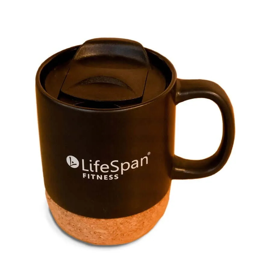 Cork Bottom Ceramic Mug - 12 oz