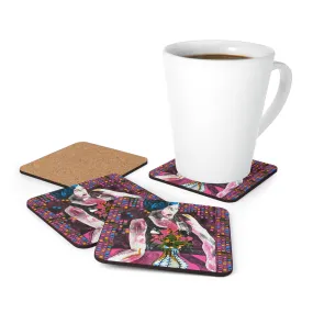 Corkwood Coaster Set - Night Out