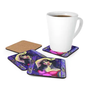Corkwood Coaster Set - Violeta