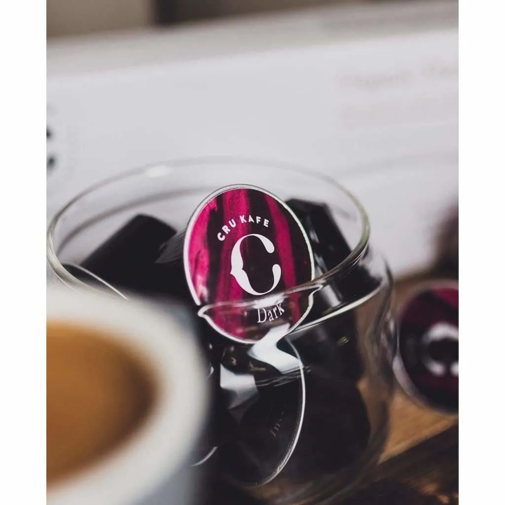 Cru Kafe Organic Dark Roast Coffee Pack of 10 Capsules