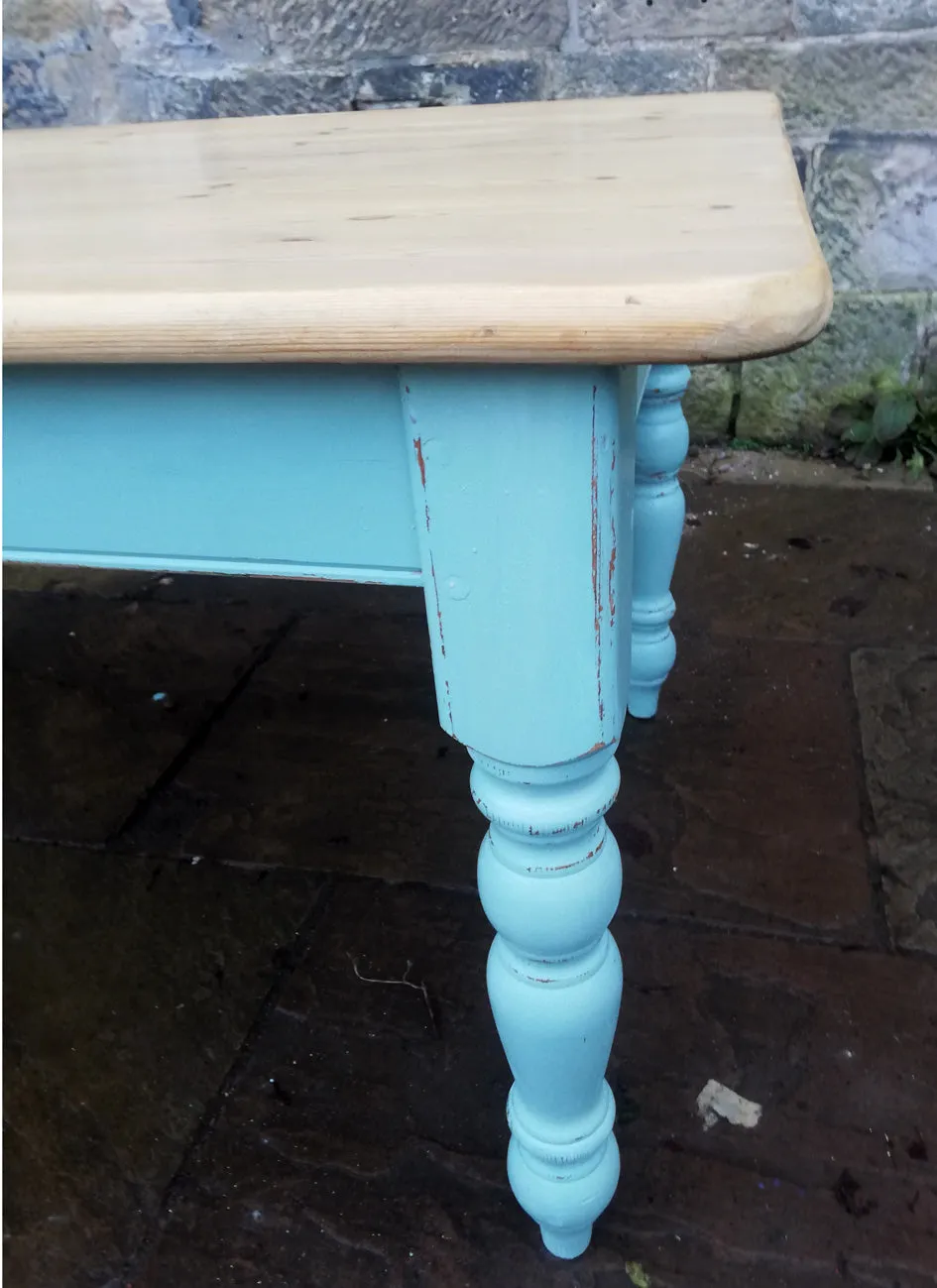 custom listing for jeremy refurbished dining table and 4 fiddleback chairs