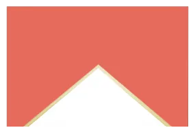 Daler Rowney Cream Core Mount Boards A1-33.5*23.5 OR 59cm*84cm (1*10sht) TERRACOTTA