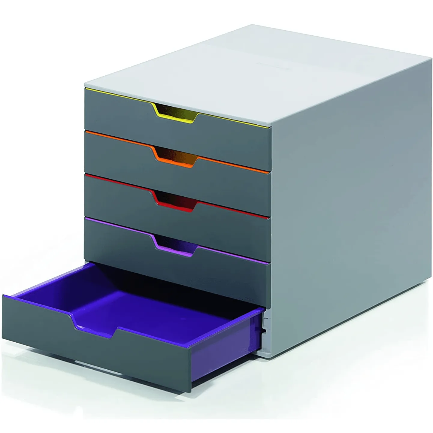 Durable Varicolor Drawer File 5 Draw Grey