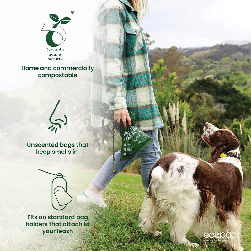 Ecopack Compostable Dog Poop Bags (1 Box/60 Bags)