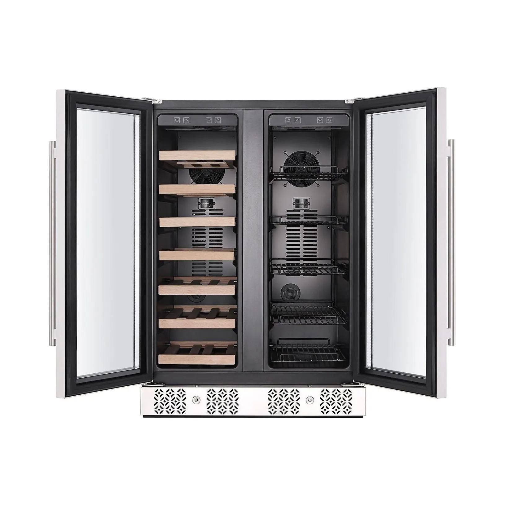 Empava 24" Dual Zone Wine Cooler & Beverage Fridge BR03D