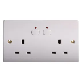 Energenie MIHO007 Double Wall Socket [White] [Energy Class