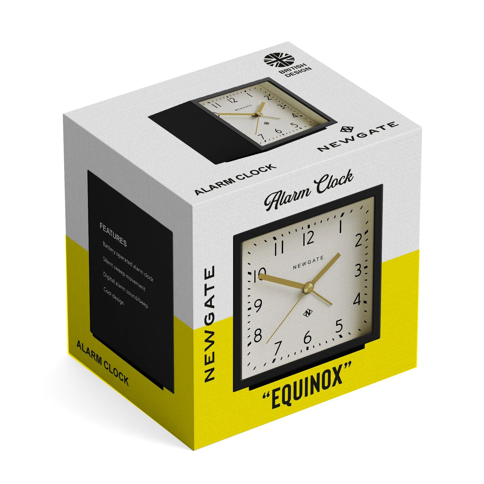 Equinox Alarm Clock - Black