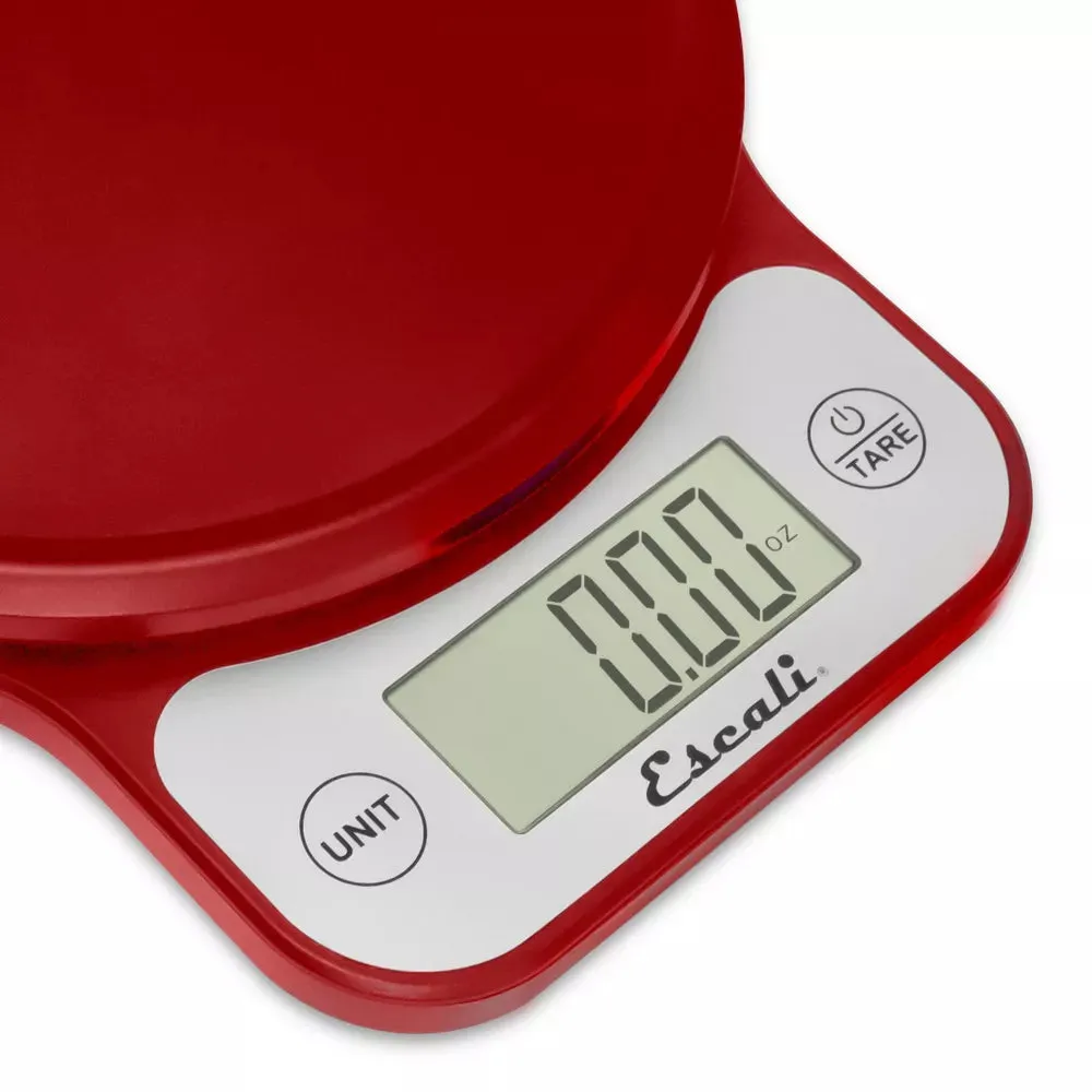 Escali Red Telero Digital Kitchen Scale 13lb 1pc