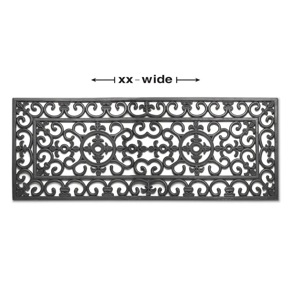 Fleur De Lys Double Doormat