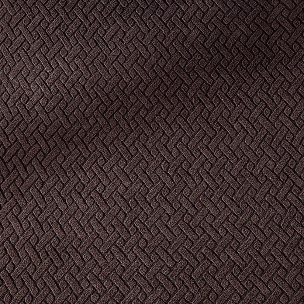 Flocked Fleece Solid Color Stretch Chair Cover