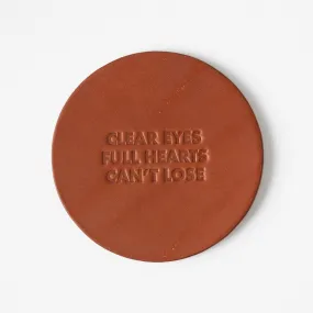 FNL Leather Coaster