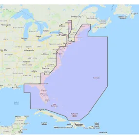 Furuno U.S. East Coast, Bahamas  Bermuda - Vector Charts  Standard Resolution Satellite Photos f/Bahamas - Unlock Code [MM3-VNA-022]