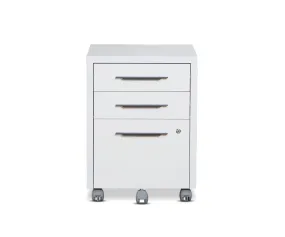 Gammel Mobile File Pedestal - White