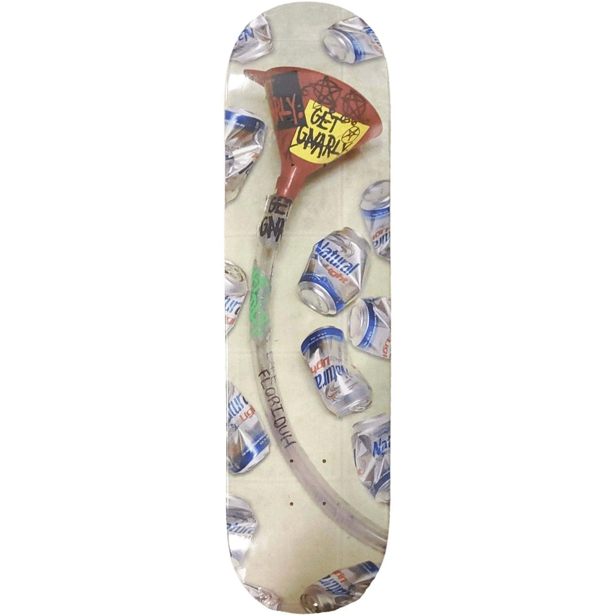 Get Gnarly Beer Bong Skateboard Deck