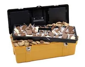 Giant Mega Chocolate and Cookie Filled Toolbox