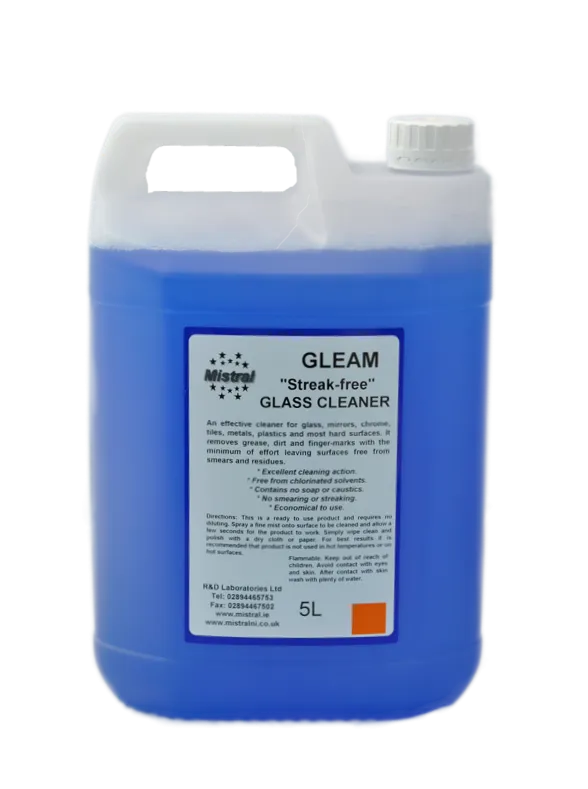 Gleam - Streak free Glass & Mirror Cleaner