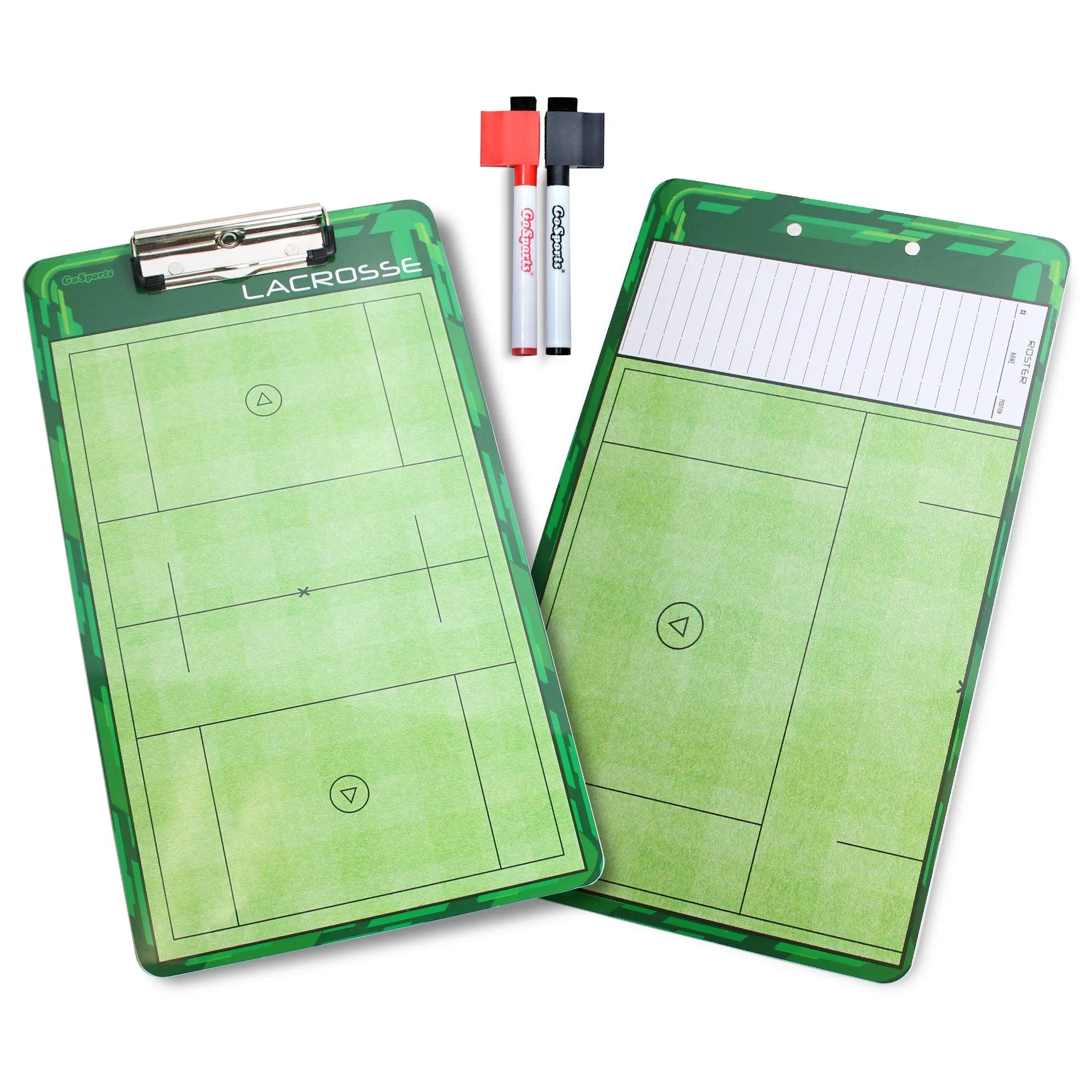 GoSports Lacrosse Coaches Dry-Erase Clipboards