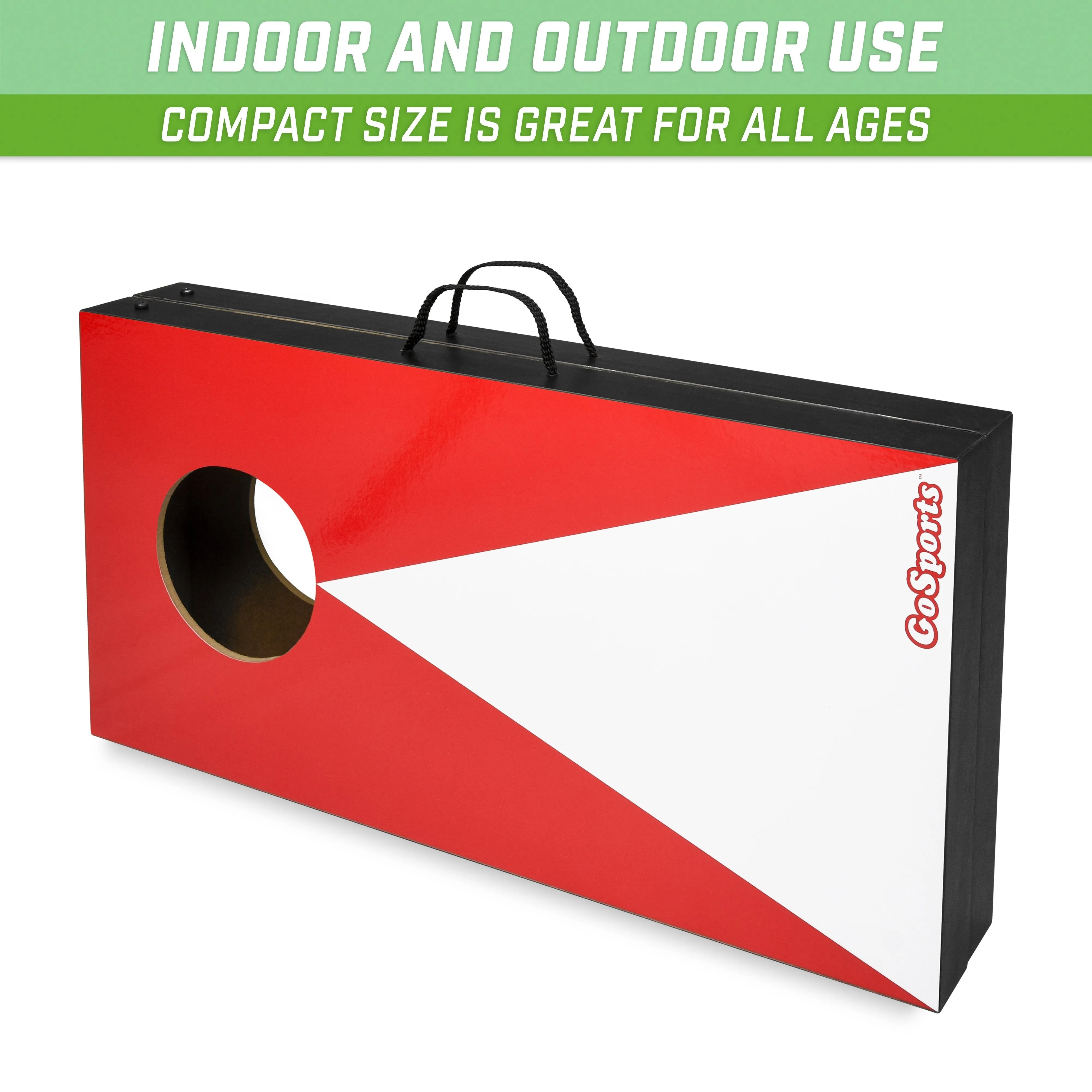 GoSports Portable Junior Size Cornhole Game Set - Classic