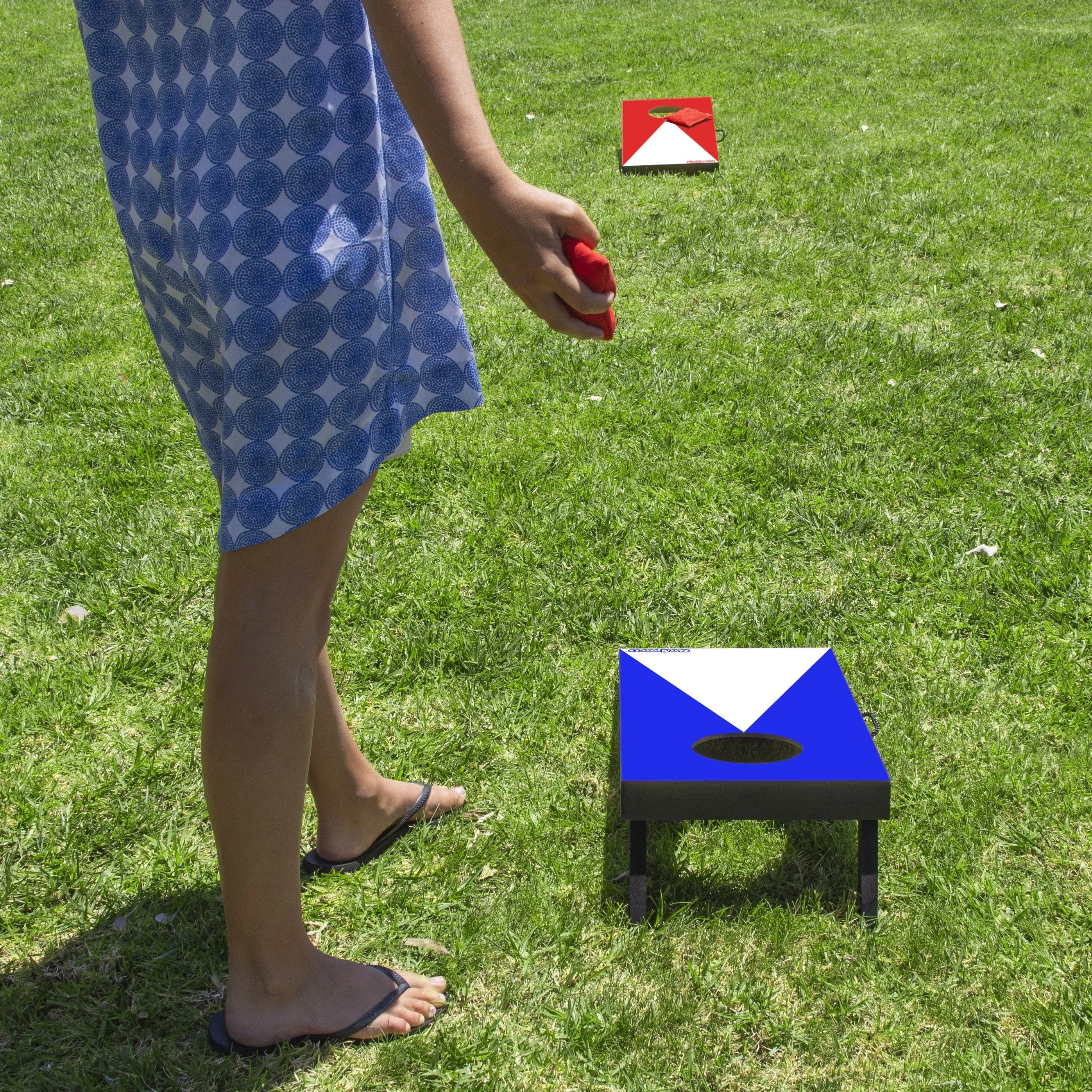 GoSports Portable Junior Size Cornhole Game Set - Classic