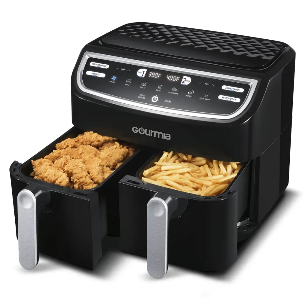 Gourmia Dual Basket Digital Air Fryer