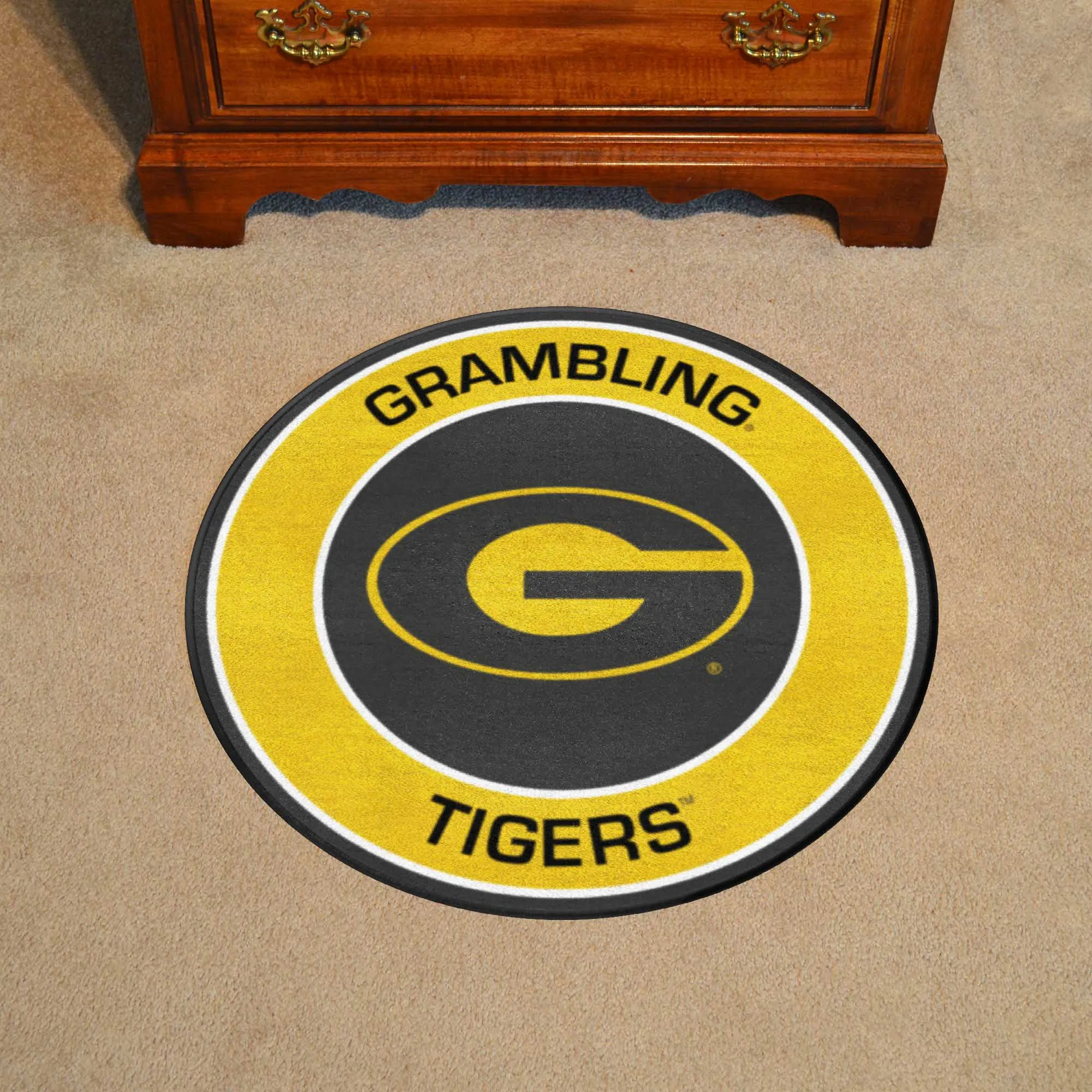 Grambling State Tigers Roundel Rug - 27in. Diameter