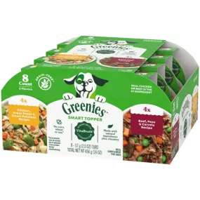 Greenies Smart Topper Mix-Ins or Snack Chicken & Beef Variety Pack