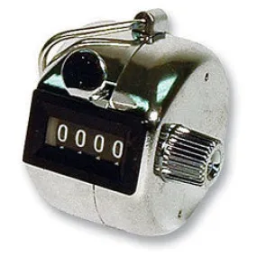 Hand Held Digit Sports Track Lap Tally Finger Counter Push Button Counting