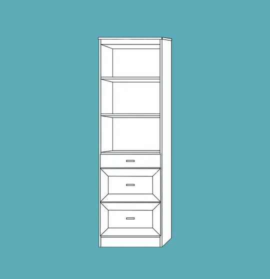Horizontal Melamine HC311