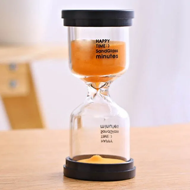 Hourglass Desktop Sand Clock Timers Home Decoration Glass For Children Brush Teeth E2S