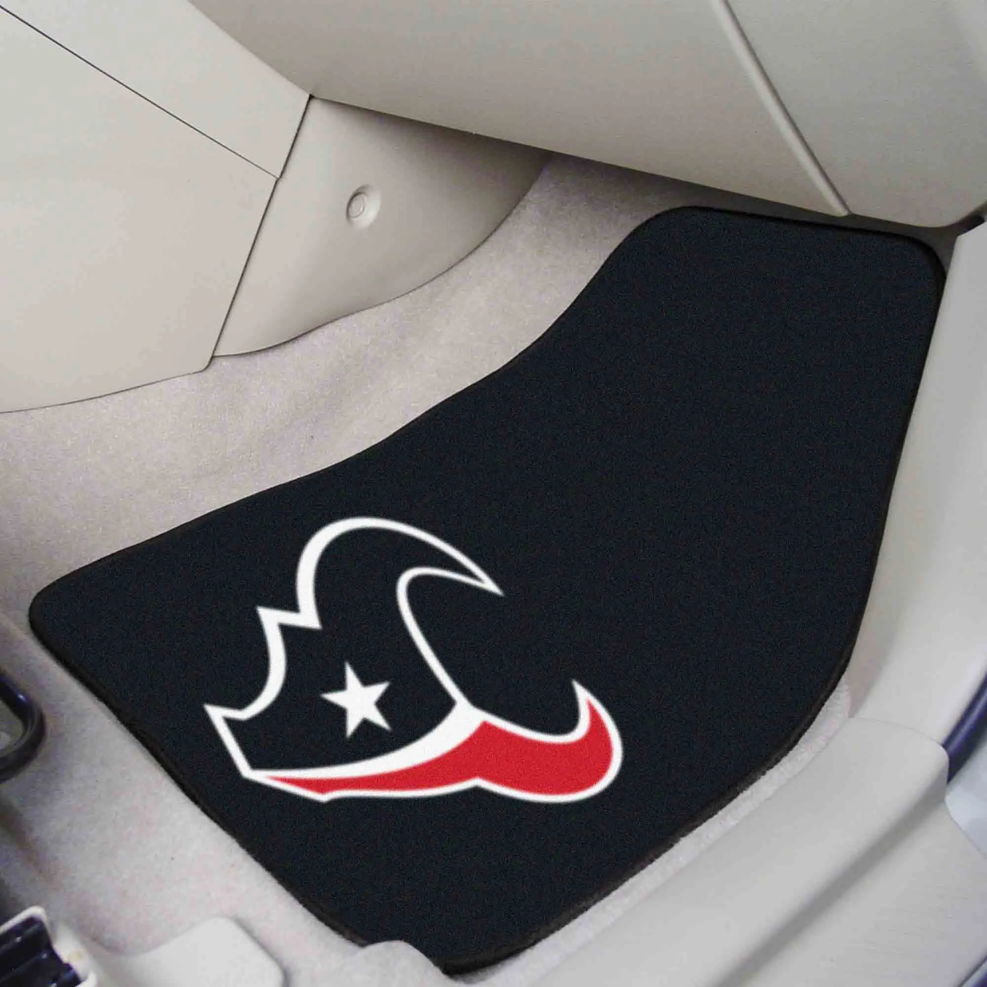 Houston Texans Front Carpet Car Mat Set - 2 Pieces