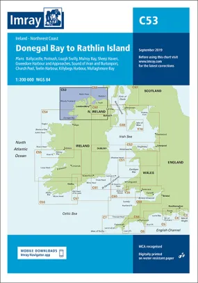 Imray C53 Donegal Bay to Rathlin Island