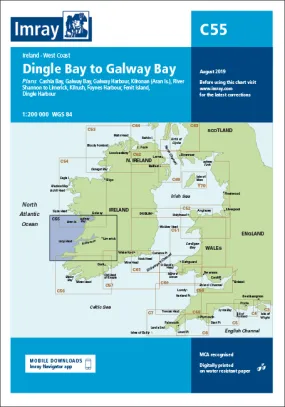 Imray C55 Dingle Bay to Galway Bay