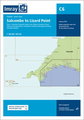 Imray C6 Salcombe to Lizard Point Chart