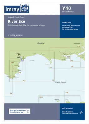 Imray Y40 River Exe Chart
