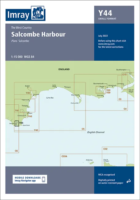Imray Y44 Salcombe Harbour Chart