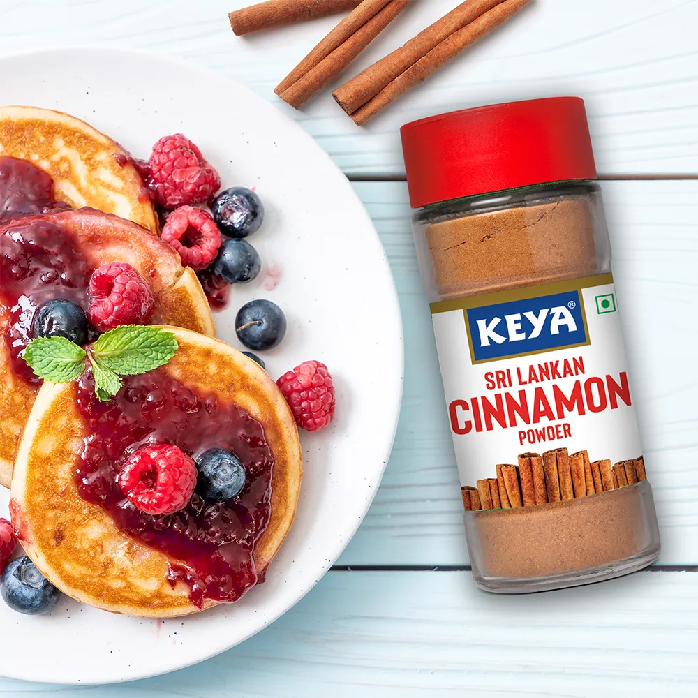 Keya Srilankan Certified Cinnamon Powder | Dalchini Powder | Ceylon Cinnamon | Non Cassia | Sourced from Sri Lanka | 100% Pure & Natural | Packed with Zero Preservatives or Additives | Indian Spices Aroma & Flavour | 45g