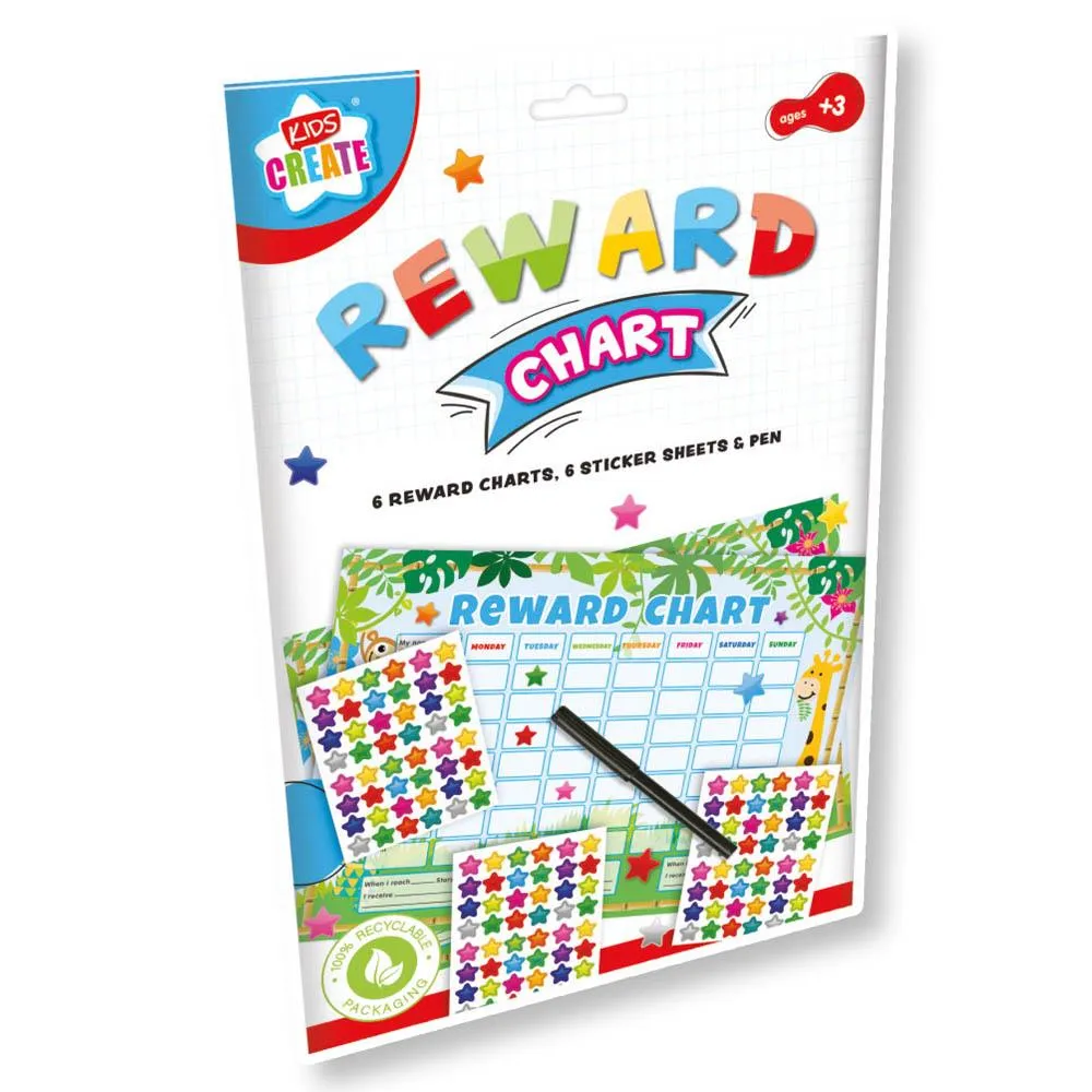 Kids Create Reward Charts - 6 pack