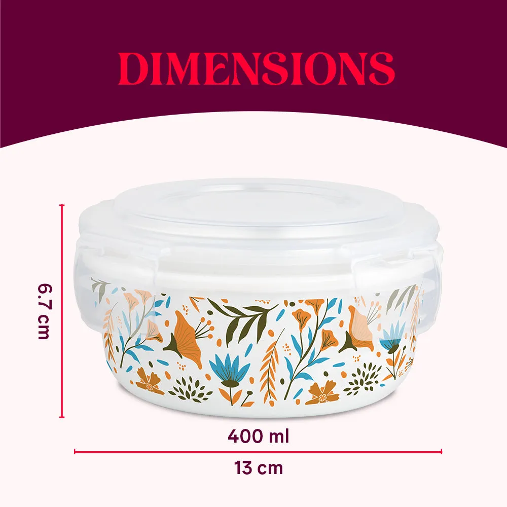 Larah By Borosil Ziva Sky Klip N Store Storage Container
