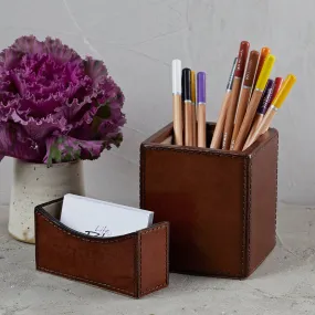 Leather Desk Set Mini