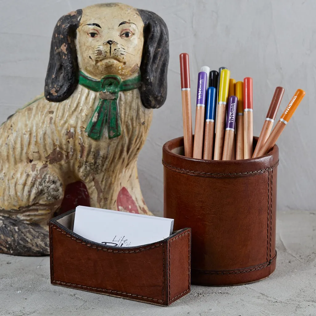 Leather Desk Set Mini
