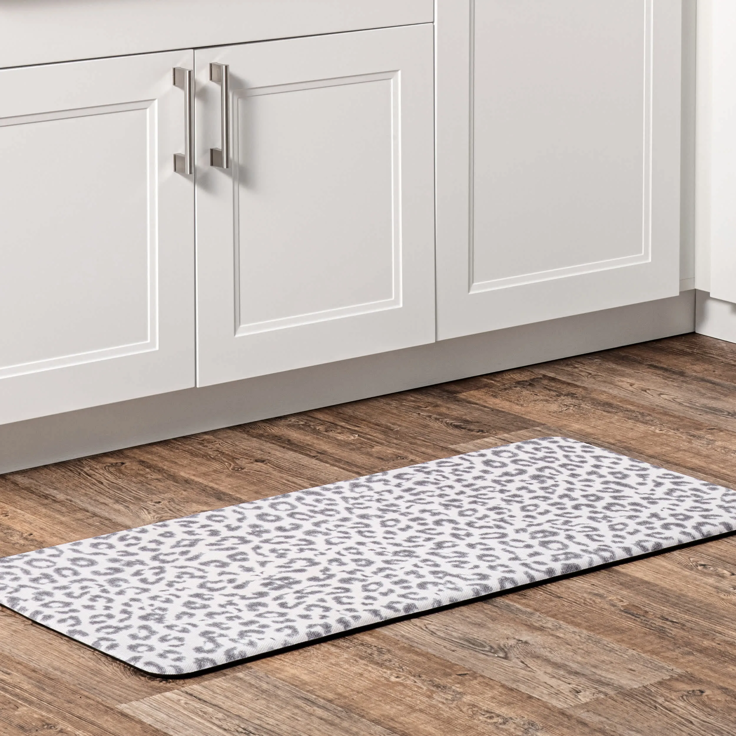 Leopard Print Anti Fatigue Kitchen or Laundry Room Comfort Mat