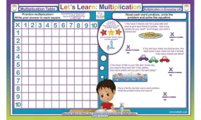 Let's Learn Multiplication Placemat