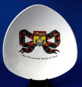 Lord Nelson Pin Dish Tartan New Brunswick English Crest Canadian Souvenir