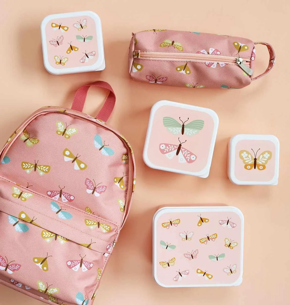 Lunch and Snack Box Set - Butterflies