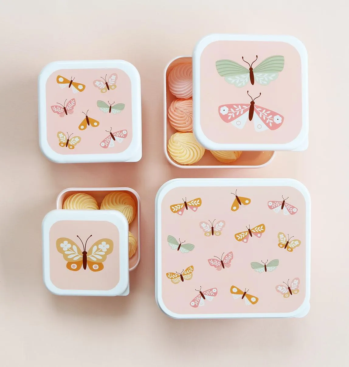 Lunch and Snack Box Set - Butterflies
