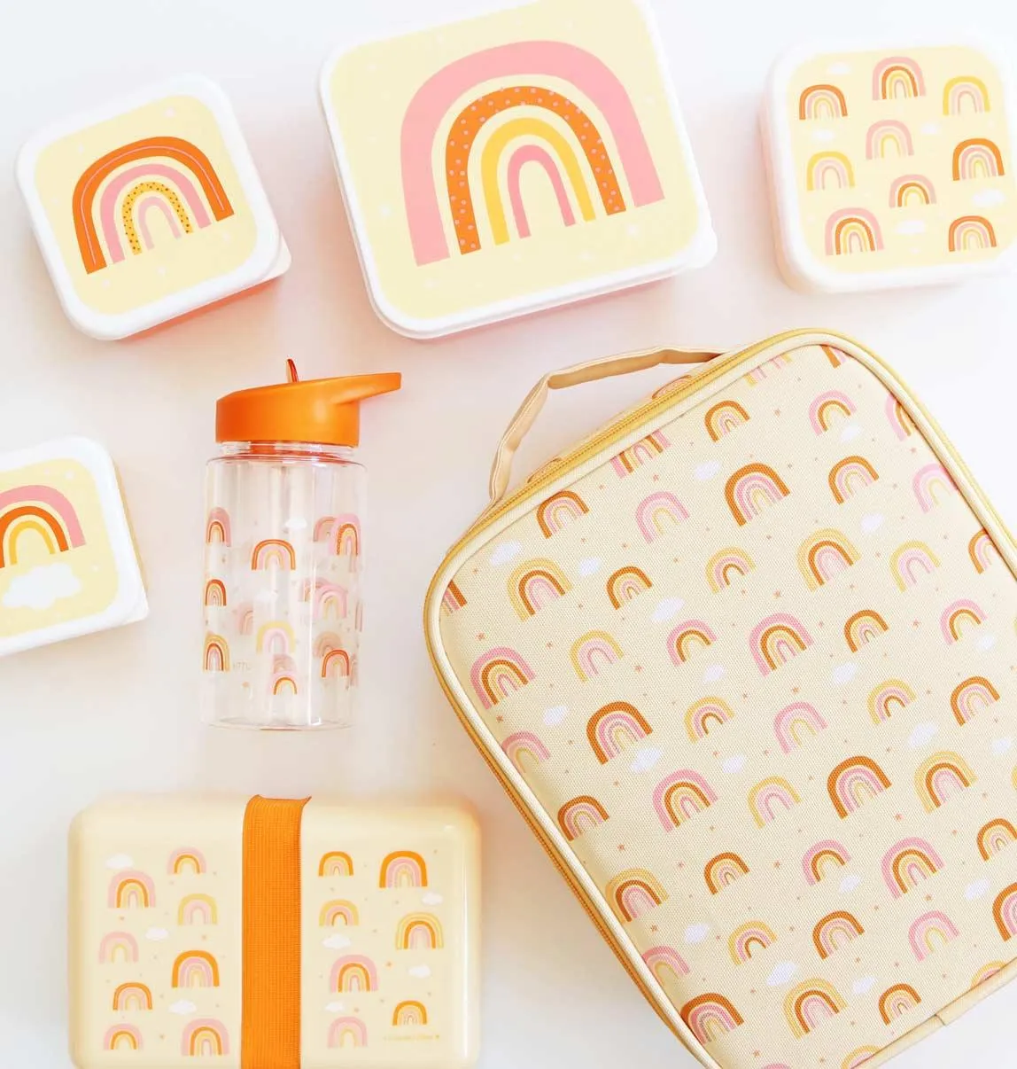 Lunch and Snack Box Set - Rainbows