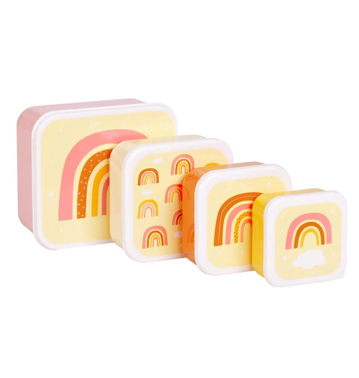 Lunch and Snack Box Set - Rainbows