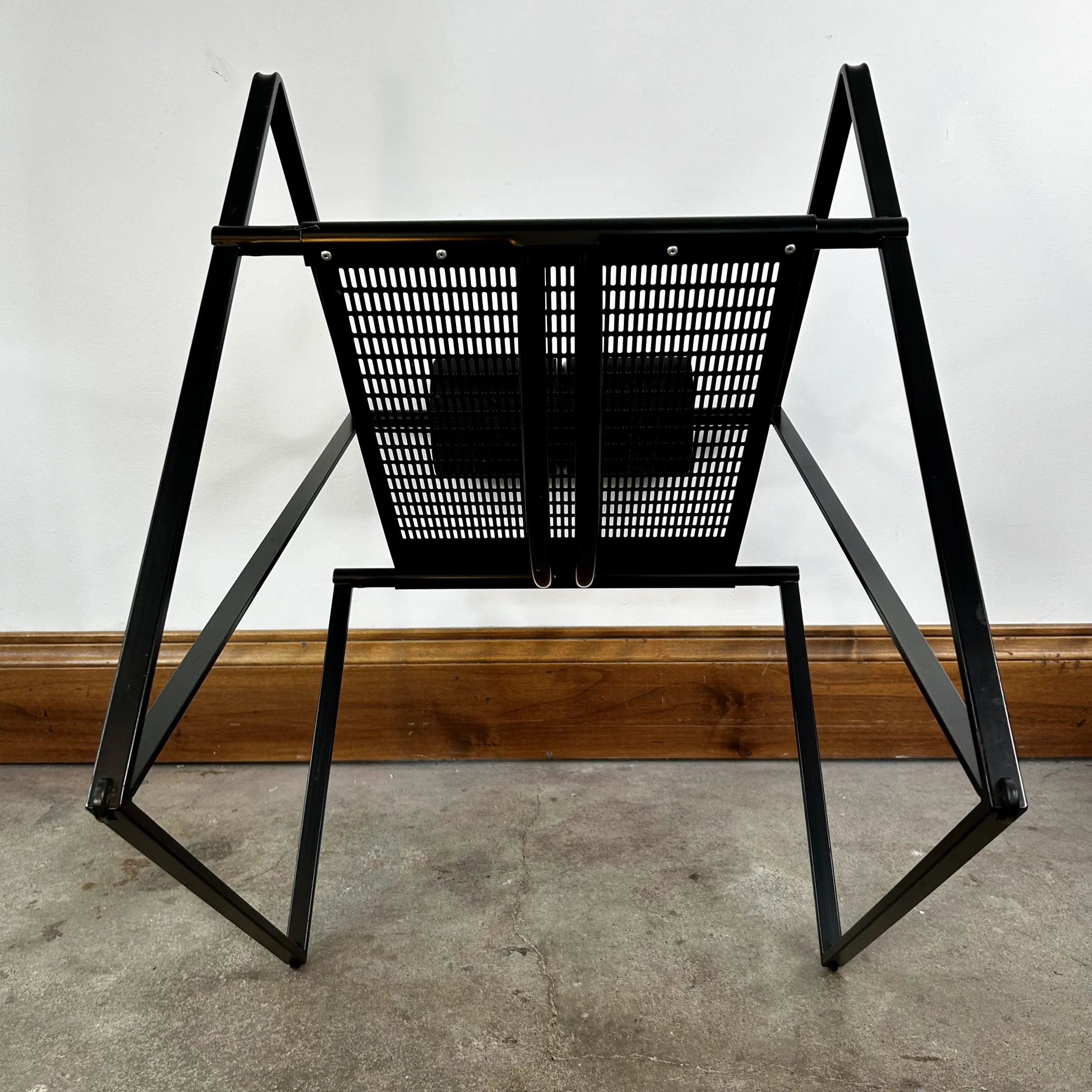Mario Botta Seconda 602 Alias, Dining Chairs, Black, Contemporary, Made in Italy, Sold in Sets of Two