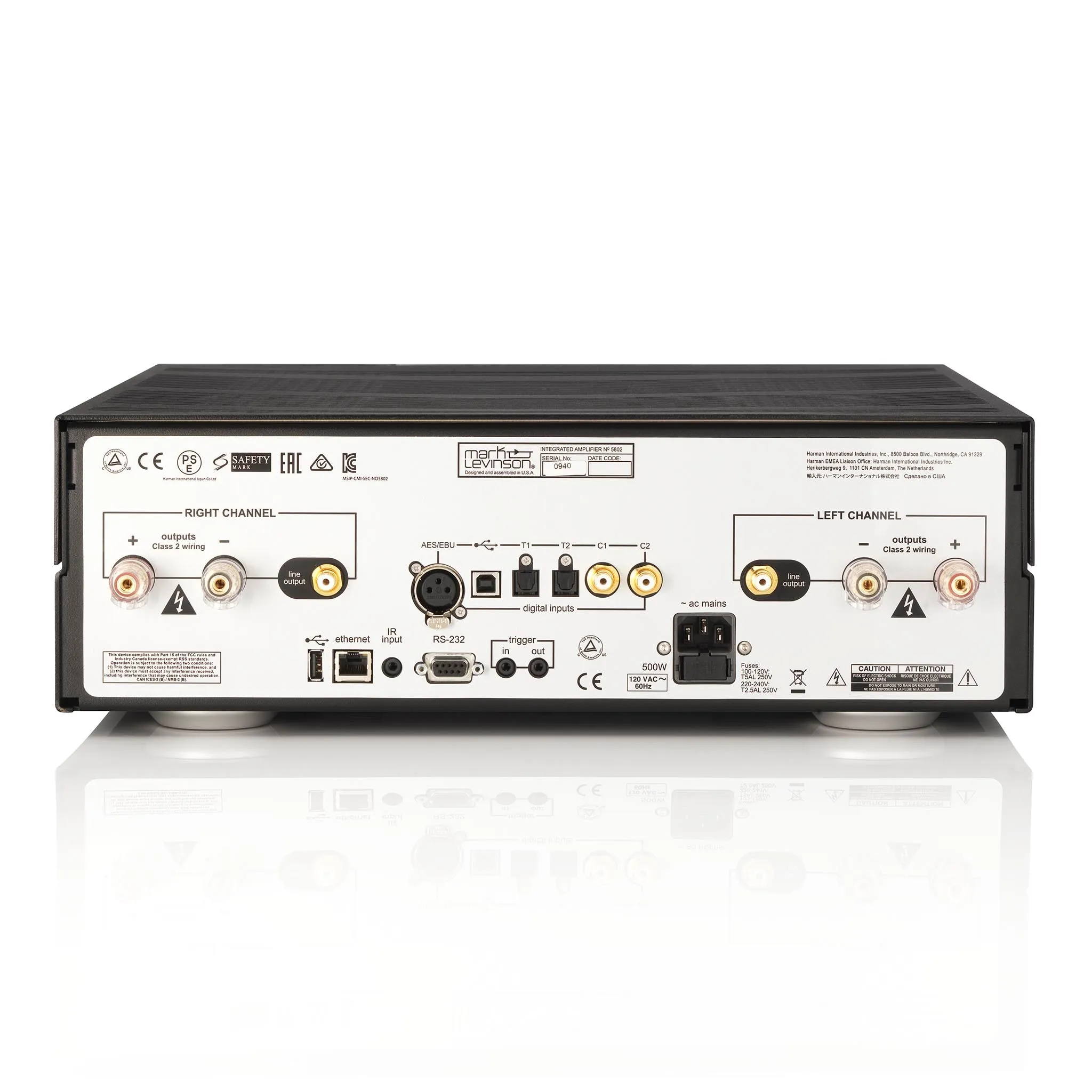 Mark Levinson No5802 Integrated Amplifier (OPEN)