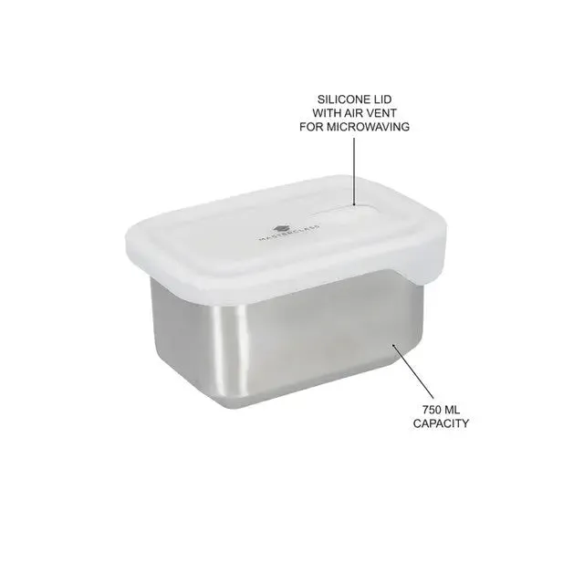 MasterClass All-in-One Lunch-Sized Stainless Steel Dish